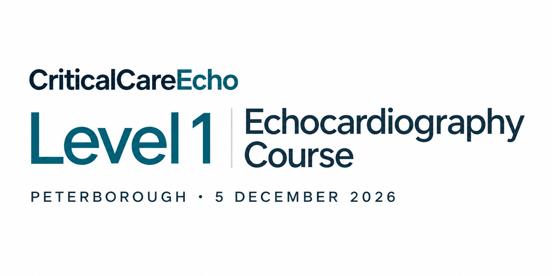 Level 1 Echocardiography, 5 December 2026, Peterborough