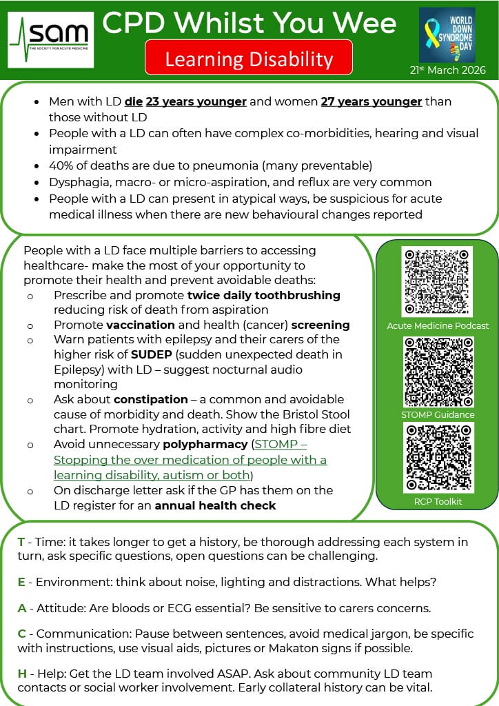 March 2026 - Learning Disability