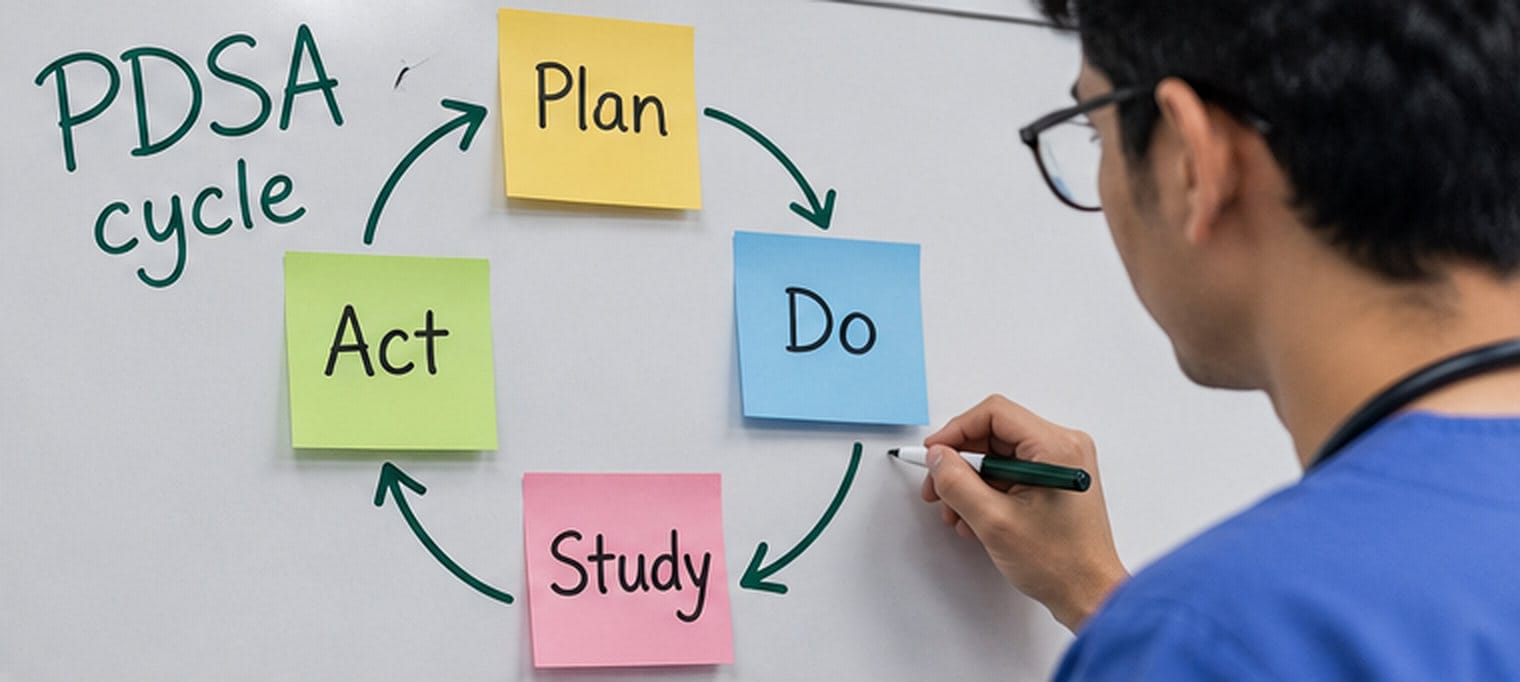 Illustration of multidisciplinary quality improvement planning and the Plan Do Study Act cycle